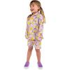 JAN & JUL Long Sleeve 2-pc UV Swim-Suit Set with Shorts (Baby, Toddler, Kids)(Tropical Bloom)