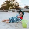 JAN & JUL Long Sleeve 2-pc UV Swim-Suit Set with Shorts (Baby, Toddler, Kids)(Wave Rider)