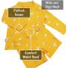 JAN & JUL Long Sleeve 2-pc UV Swim-Suit Set with Shorts (Baby, Toddler, Kids)(Yellow Flower)