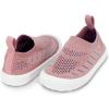 JAN & JUL Machine Washable Knit Shoes | Breathable Light-Weight Sneakers (Baby/Toddler/Little Kid)(Breeze Knit Shoes: Pale Pink)