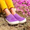 JAN & JUL Machine Washable Knit Shoes | Breathable Light-Weight Sneakers (Baby/Toddler/Little Kid)(Breeze Knit Shoes: Purple Popsicle)
