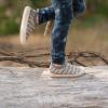 JAN & JUL Machine Washable Knit Shoes | Breathable Light-Weight Sneakers (Baby/Toddler/Little Kid)(Graphic Knit Shoes: Pebbles)
