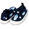 JAN & JUL Machine Washable Knit Shoes | Breathable Light-Weight Sneakers (Baby/Toddler/Little Kid)(Graphic Knit Shoes: Rocket)