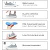 JAN & JUL Machine Washable Knit Shoes | Breathable Light-Weight Sneakers (Baby/Toddler/Little Kid)(Graphic Knit Shoes: Soccer)