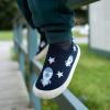 JAN & JUL Machine Washable Knit Shoes | Breathable Light-Weight Sneakers (Baby/Toddler/Little Kid)(Graphic Knit Shoes: Soccer)