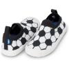 JAN & JUL Machine Washable Knit Shoes | Breathable Light-Weight Sneakers (Baby/Toddler/Little Kid)(Graphic Knit Shoes: Soccer)