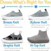 JAN & JUL Machine Washable Knit Shoes | Breathable Light-Weight Sneakers (Baby/Toddler/Little Kid)(Graphic Knit Shoes: Starfish)