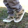 JAN & JUL Machine Washable Knit Shoes | Breathable Light-Weight Sneakers (Baby/Toddler/Little Kid)(Graphic Knit Shoes: T-rex)