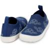 JAN & JUL Machine Washable Knit Shoes | Breathable Light-Weight Sneakers (Baby/Toddler/Little Kid)(Graphic Knit Shoes: Turtle)