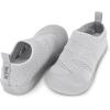 JAN & JUL Machine Washable Knit Shoes | Breathable Light-Weight Sneakers (Baby/Toddler/Little Kid)(Jelly Jumper Flow Shoes: Grey)