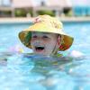 JAN & JUL Quick Dry Sun-Hat with Neck Flap for Swimming Boys’ Beach Hat(Jungle Friends)
