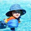 JAN & JUL Quick Dry Sun-Hat with Neck Flap for Swimming Boys’ Beach Hat(Shark)