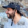 JAN & JUL Sun-hat for Women Men with UV Protection Cowboy Style (Jasper: Black, M)