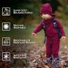 JAN & JUL Thermal Base Layer Pant for Toddlers and Kids(Mulberry)