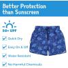 JAN & JUL UV Swim Shorts and Long Sleeve UV Shirt for Toddlers(Swim Shorts: Manta Ray)