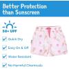 JAN & JUL UV Swim Shorts and Long Sleeve UV Shirt for Toddlers(Swim Shorts: Pink Ice Cream)