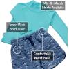 JAN & JUL UV Swim Shorts and Long Sleeve UV Shirt for Toddlers(Swim Shorts: Shark)