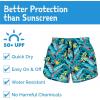 JAN & JUL UV Swim Shorts and Long Sleeve UV Shirt for Toddlers(Swim Shorts: Tropical)