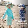 JAN & JUL UV Swim Shorts and Long Sleeve UV Shirt for Toddlers(Swim Shorts: Watermelon)