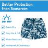 JAN & JUL UV Swim Shorts and Long Sleeve UV Shirt for Toddlers(Swim Shorts: Wave Rider)