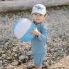 JAN & JUL UV Swim Shorts and Long Sleeve UV Shirt for Toddlers(Uv Shirt: Blue Grey)