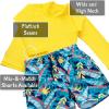 JAN & JUL UV Swim Shorts and Long Sleeve UV Shirt for Toddlers(Uv Shirt: Mango)