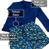 JAN & JUL UV Swim Shorts and Long Sleeve UV Shirt for Toddlers(Uv Shirt: Navy)