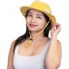 JAN & JUL Unisex Sun Protection Hat for Summer with Mesh, Breathable (Jasper: Yellow, M)