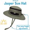 JAN & JUL Unisex Sun-Hats for Summer with UV Protection, Strap (Jasper: Army Green, M)