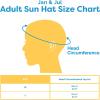 JAN & JUL Unisex Sun-Hats for Summer with UV Protection, Strap (Jasper: Army Green, M)