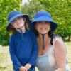 JAN & JUL Water Resistant Sun Hat with UV Protection and Neck Flap for Men and Women(Aqua Dry Xplorer: Navy)