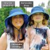 JAN & JUL Water Resistant Sun Hat with UV Protection and Neck Flap for Men and Women(Aqua Dry Xplorer: Navy)