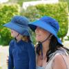 JAN & JUL Water Resistant Sun Hat with UV Protection and Neck Flap for Men and Women(Aqua Dry Xplorer: Navy)