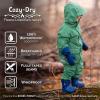 JAN & JUL Waterproof Fleece Lined Rain Jacket, Raincoat for Kids(Fleece-lined: Bear)