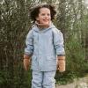 JAN & JUL Waterproof Fleece Lined Rain Jacket, Raincoat for Kids(Fleece-lined: Greystone)