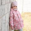 JAN & JUL Waterproof Fleece Lined Rain Jacket, Raincoat for Kids(Fleece-lined: White Tulip)