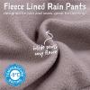JAN & JUL Waterproof Fleece Lined Snow and Rain Pants for Toddlers and Kids(Fleece-lined: Heather Grey)