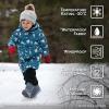 JAN & JUL Waterproof Insulated Puffy Coat for Toddlers and Kids(Waterproof: Arctic)