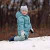 JAN & JUL Waterproof Insulated Puffy Coat for Toddlers and Kids(Waterproof: Green Grove)