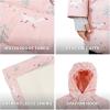 JAN & JUL Waterproof Insulated Puffy Coat for Toddlers and Kids(Waterproof: Pink Forest)