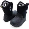 JAN & JUL Waterproof Insulated Winter Boots for Toddlers and Kids(Black Birch)