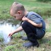 JAN & JUL Waterproof Insulated Winter Boots for Toddlers and Kids(Black Birch)