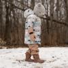 JAN & JUL Waterproof Insulated Winter Boots for Toddlers and Kids(Brown Birch)