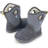 JAN & JUL Waterproof Insulated Winter Boots for Toddlers and Kids(Grey Birch)