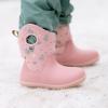 JAN & JUL Waterproof Insulated Winter Boots for Toddlers and Kids(Pink Forest)