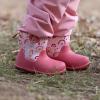 JAN & JUL Waterproof Insulated Winter Boots for Toddlers and Kids(Pink Rainbow)