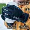 JAN & JUL Waterproof Insulated Winter Gloves for Kids(Dusty Pink)