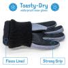 JAN & JUL Waterproof Insulated Winter Gloves for Kids(Soft Brown)
