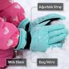 JAN & JUL Waterproof Insulated Winter Gloves for Kids(Soft Brown)