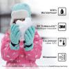 JAN & JUL Waterproof Insulated Winter Gloves for Kids(Soft Brown)